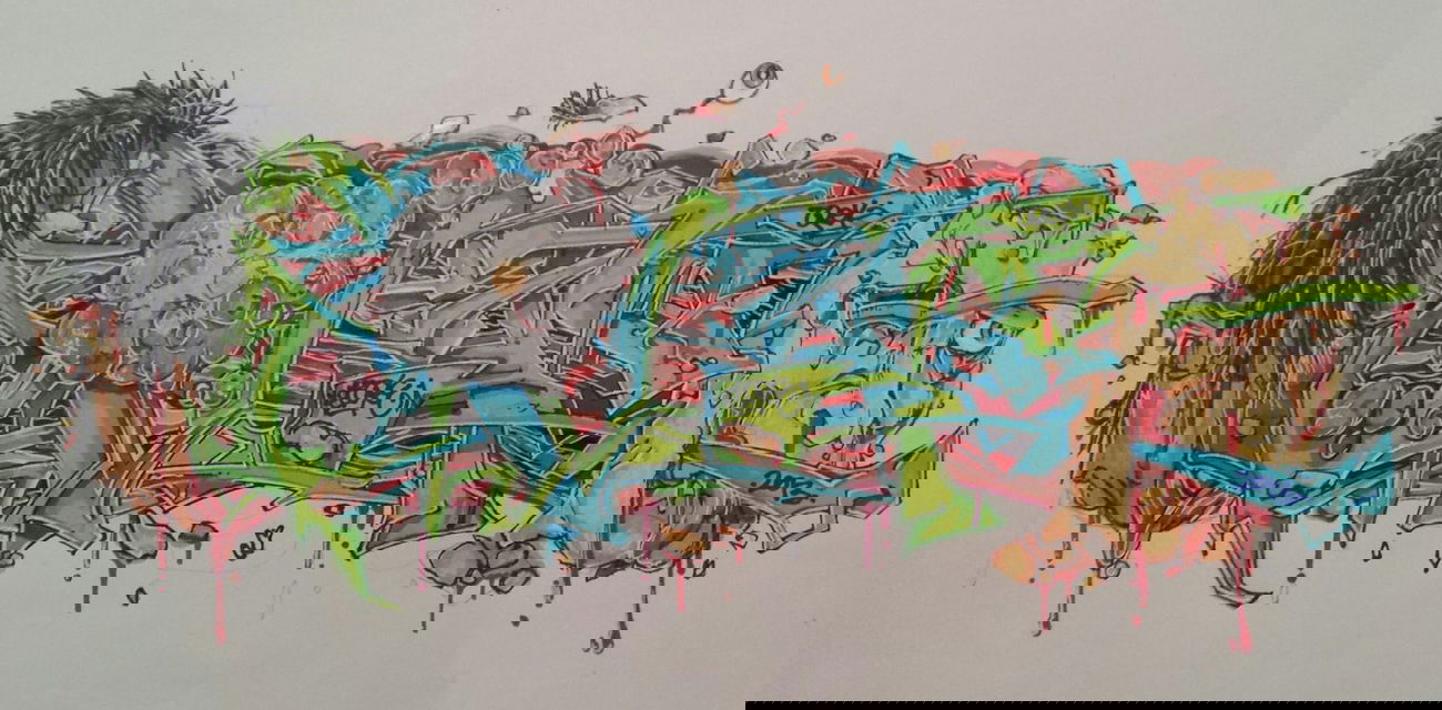 Graffiti Sketch - Photo by Kortzeone (2013)