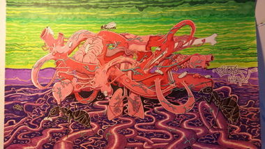 Graffiti Sketch - Photo by Kortzeone (2014)