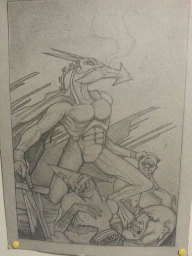 Graffiti Sketch - Photo by Kortzeone (2013)