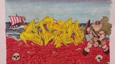 Graffiti Sketch - Photo by Kortzeone - Exchange (2014)