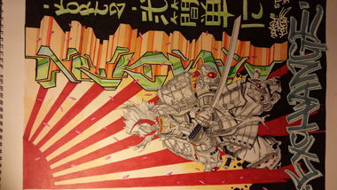 Graffiti Sketch - Photo by Kortzeone