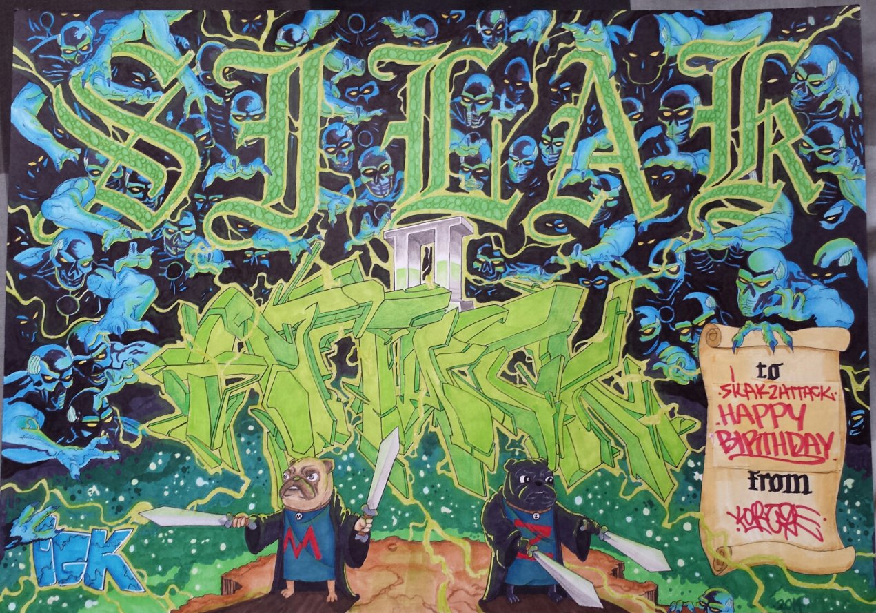 Graffiti Sketch - Photo by Kortzeone (2014)