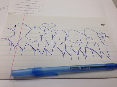 Graffiti Sketch - Photo by Kosh101