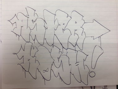 Graffiti Sketch - Photo by Kosh101 (2013)