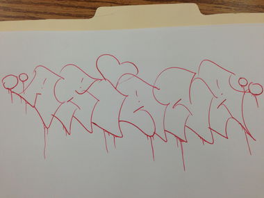 Graffiti Sketch - Photo by Kosh101 (2013)