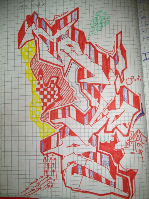 Graffiti Sketch - Photo by Krakl - Kear (2014)