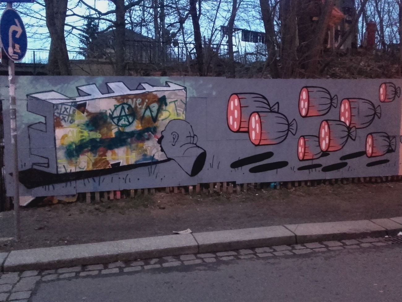 Graffiti Street Art - Photo by Krakl - Wurst (2016)