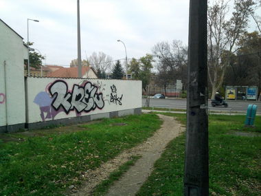Graffiti Bombing - Photo by Krek - Rip, BAK (2012)