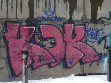 Graffiti Bombing - Photo by Kreque