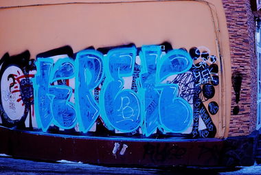 Graffiti Bombing - Photo by Kreque