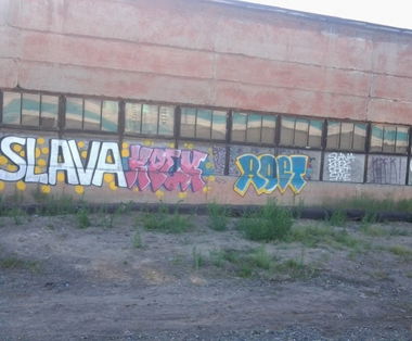 Graffiti Bombing - Photo by Kreque