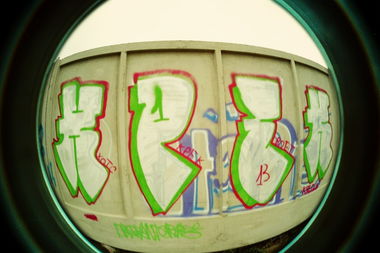 Graffiti Bombing - Photo by Kreque