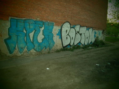 Graffiti in Omsk - Photo by Kreque