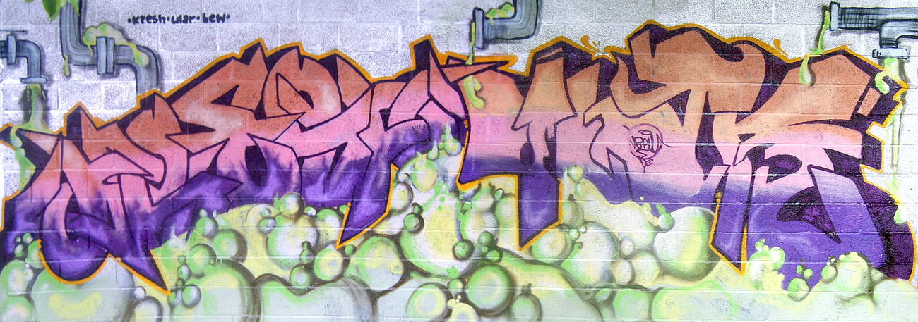 Graffiti Wall - Photo by Kreshone - bew, gsm