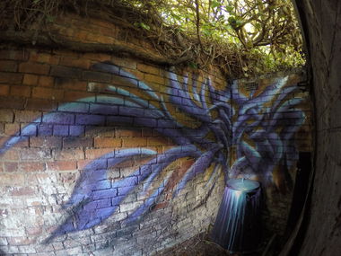 Graffiti Wall in Nottingham - Photo by Kreshone - bew, gsm (2015)