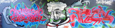 Graffiti Wall - Photo by Kreshone - bew, gsm