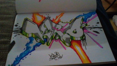 Graffiti Sketch - Photo by Kridone