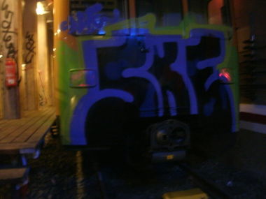 Graffiti Train - Photo by Kriso - ske, luger