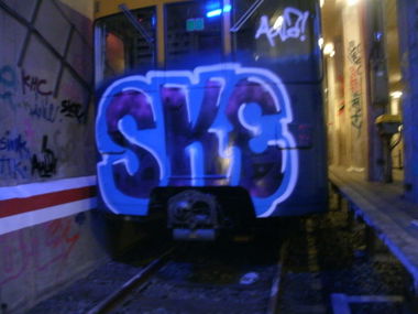 Graffiti Train - Photo by Kriso - ske, aula