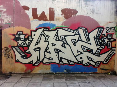 Graffiti Wall in Wunstorf - Photo by KrizOne - Kriz, one, MRB (2013)