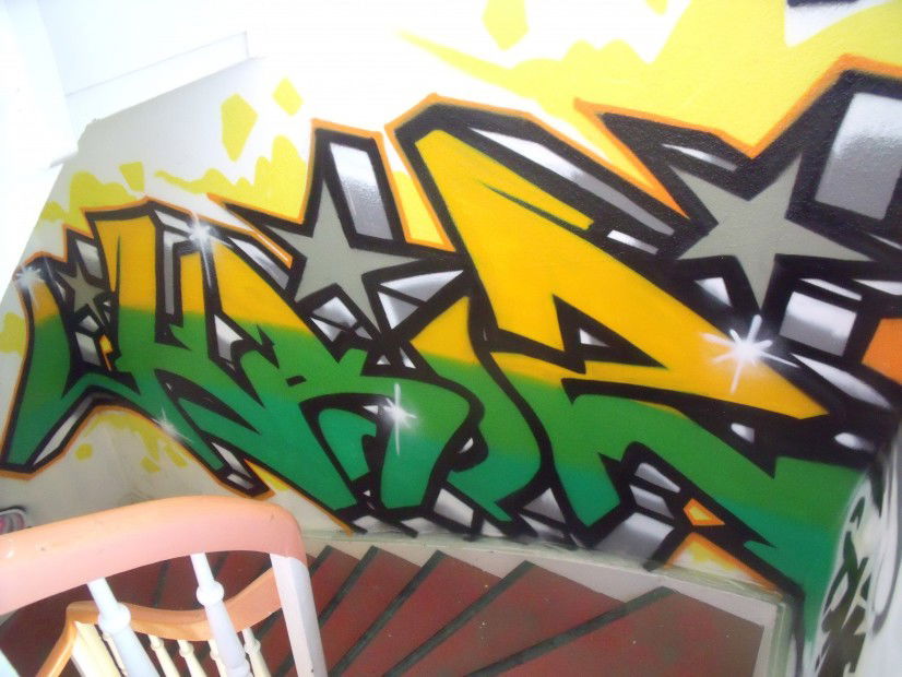 Graffiti Wall in Rheine - Photo by KrizOne - MRB, B2S (2013)