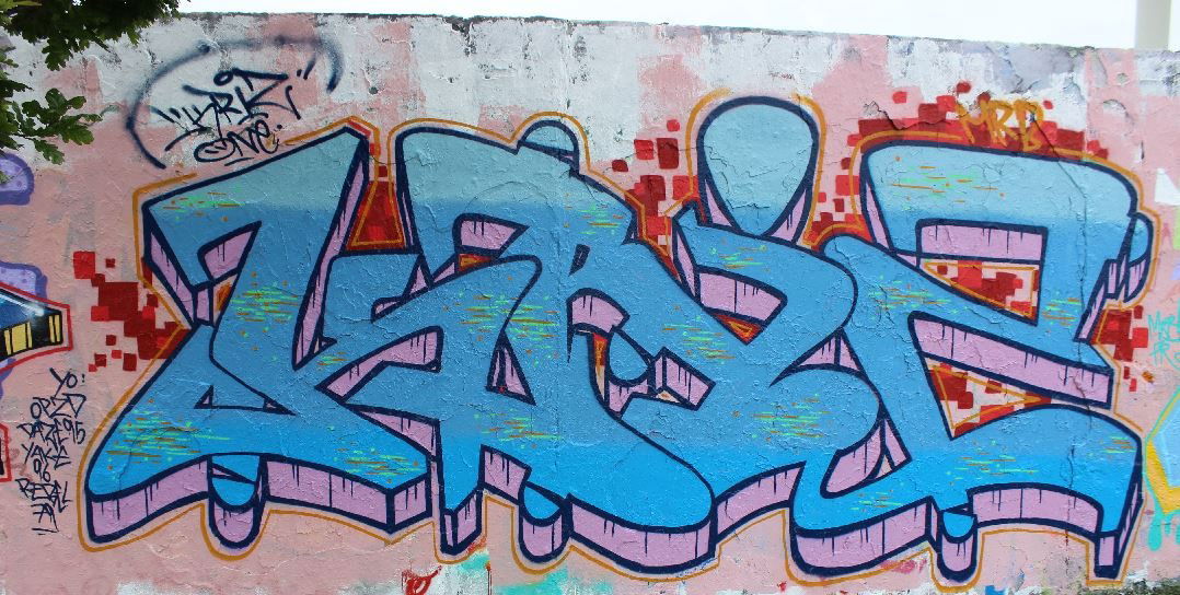 Graffiti Wall - Photo by KrizOne - berlin, Mauerpark, Kriz (2015)