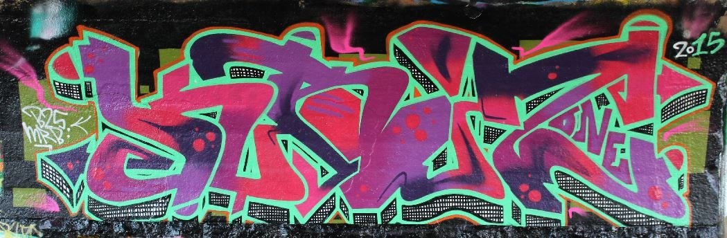 Graffiti Wall - Photo by KrizOne - B2S, MRB, Kriz (2015)
