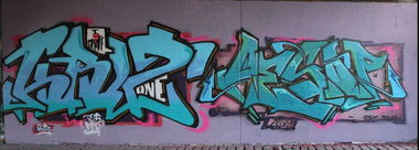 Graffiti Wall - Photo by KrizOne - B2S, MRB, OSK (2015)