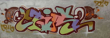 Graffiti Wall - Photo by KrizOne - skaterpark, emsdetten, cris (2015)