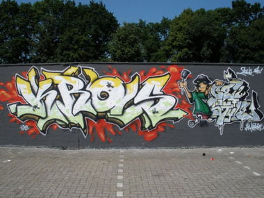 Graffiti Wall in Aurich - Photo by Kros87 - Kros, KrosOne, Kros87 (2011)