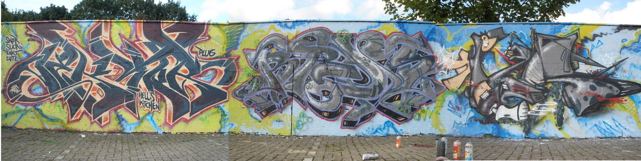 Graffiti Wall in Aurich - Photo by Kros87 - Vektor, Kros, Kros87 (2011)
