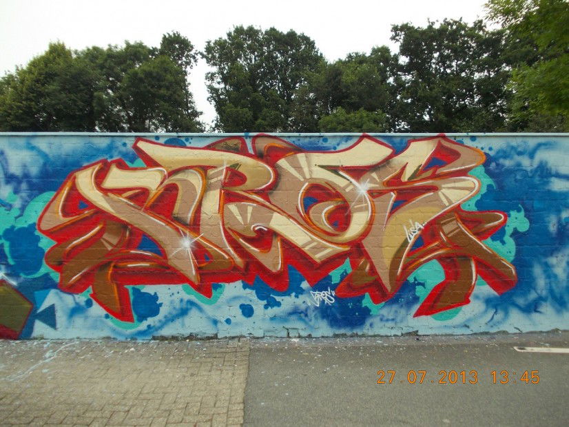 Graffiti Wall in Aurich - Photo by Kros87 - Kros, KrosOne, Kros87 (2013)