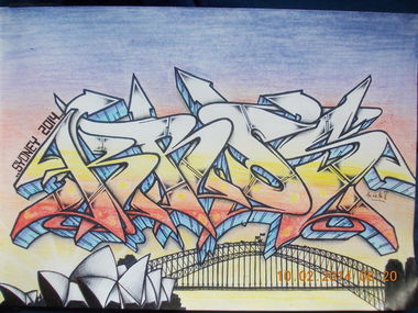 Graffiti Sketch - Photo by Kros87 - Kros, Kros87, KrosOne (2014)
