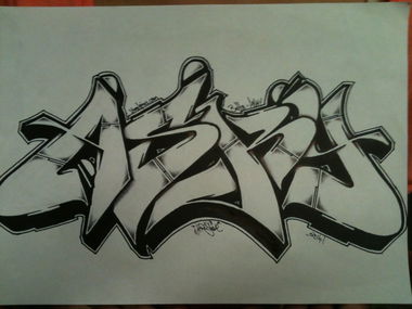 Graffiti Sketch - Photo by Kros87 - Kros87, KrosOne, FunkyKros (2014)