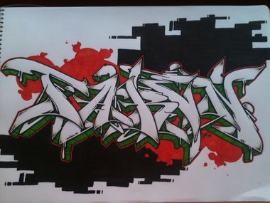 Graffiti Sketch - Photo by Kros87 - Taken, Kros, KrosOne (2014)