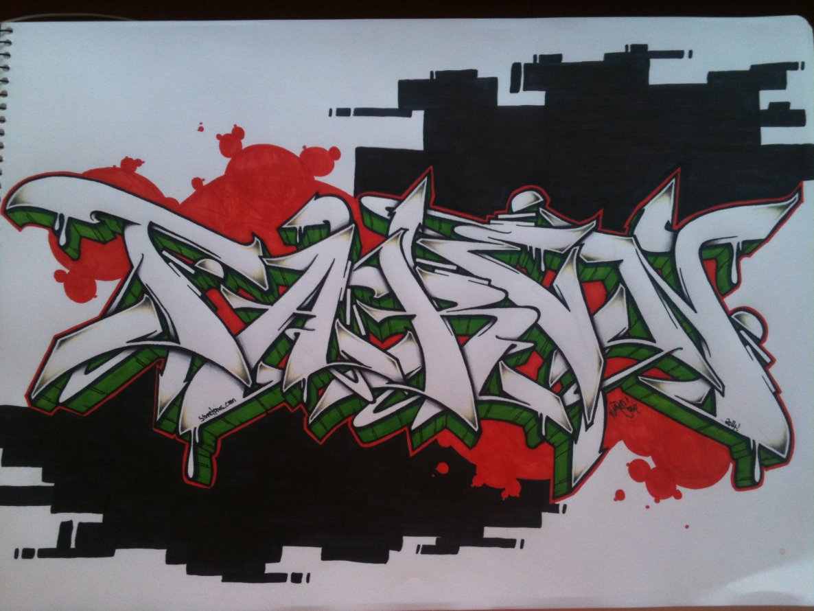 Graffiti Sketch - Photo by Kros87 - Taken, Kros, KrosOne (2014)