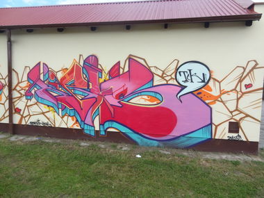 Graffiti Wall in Poland - Photo by Ktos83 (2013)