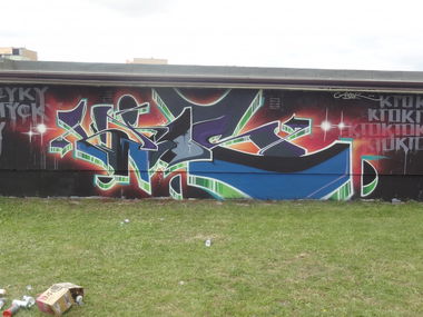 Graffiti Wall in Poland - Photo by Ktos83