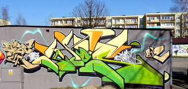 Graffiti Wall - Photo by Ktos83 - 832, CLR (2015)