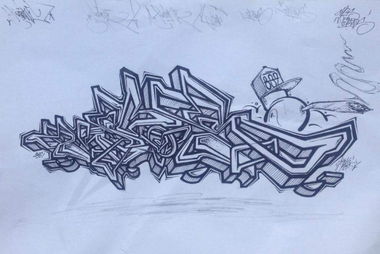 Graffiti Sketch - Photo by Ktos83