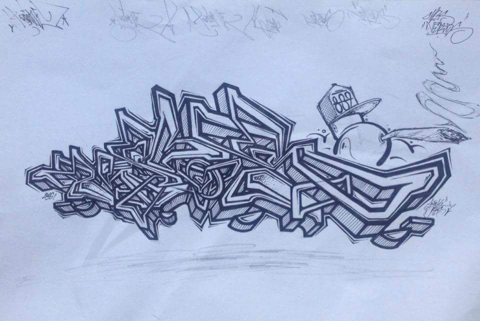 Graffiti Sketch - Photo by Ktos83