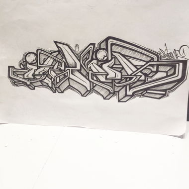 Graffiti Sketch - Photo by Ktos83 - icekid