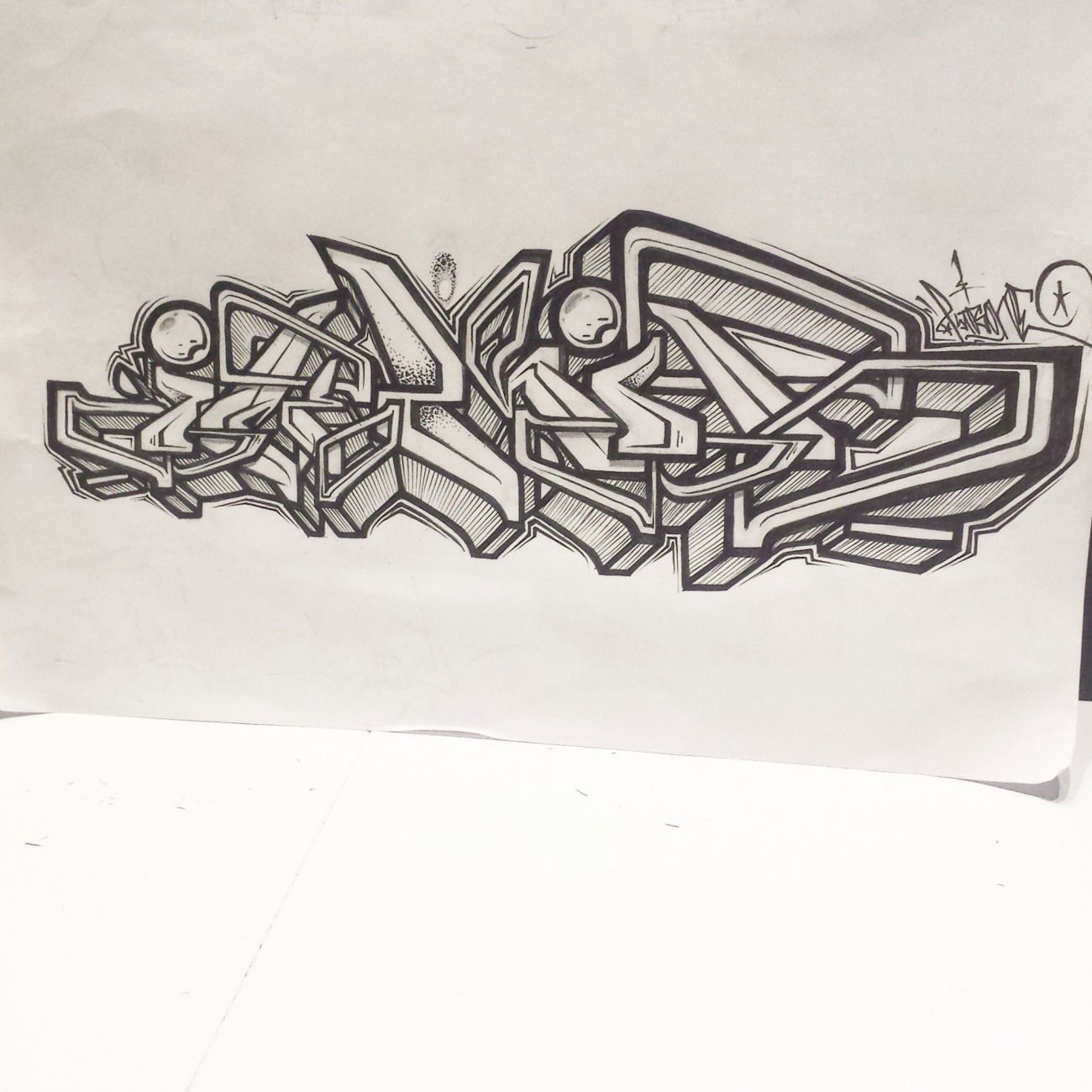 Graffiti Sketch - Photo by Ktos83 - icekid