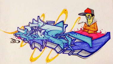 Graffiti Sketch - Photo by Ktos83 - ktos, CLR, COLDASICE (2015)