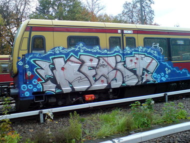 Graffiti Train in Berlin - Photo by Ktown - Kes, It (2006)