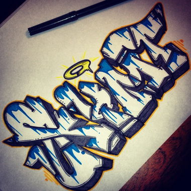 Graffiti in Blagoveshensk  - Photo by Kumt_LRZC - Scetch, russia, blagoveshensk