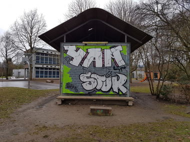 Graffiti Wall in Kassel - Photo by Kunited - Mila, Stur (2016)