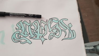 Graffiti Sketch in Deutschland - Photo by Kunited - UPS