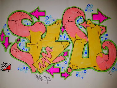 Graffiti Sketch in Kassel - Photo by Kunited - KUNITED