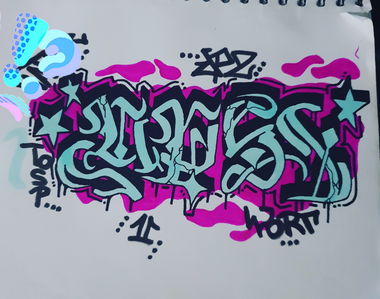 Graffiti Sketch in Deutschland - Photo by Kunited - UPS, WORT, TOSP